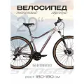 Велосипед взрослый горный STINGER 29 LAGUNA серебряный, алюминий, размер LG