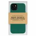 Чехол с MagSafe для iPhone 13 оригинальная кожа MAG NOBLE COLLECTION — Зелёный