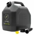 Канистра 20л. пластиковая для ГСМ усиленная (245х380х355) евростандарт (черная) KESSLER A1-02-08