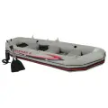Надувная лодка Intex Mariner-4 Set (68376) серый/красный 328 см
