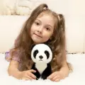 Мягкая игрушка реалистичная MAXITOYS панда