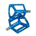 Педали 4BIKE K302BLU, синие, 120х98х18 мм, промподшипники