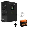Комплект ИБП EX295997RUS + батарея 33Aч EX285664RUS 1шт (инвертор, синус, для котла, настенный) ExeGate FineSine SX-1000. LCD. AVR.2SH <1000VA/600W, чистая синусоида, цветной LCD-дисплей, AVR, 2*Schuko, линейно-интерактивный, крепление настенное/универ