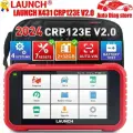 2024 LAUNCH X431 CRP123E V2.0 Автомобильный сканер OBD2 Двигатель ABS SRS SAS TPMS EPB пожизненное бесплатное обновление