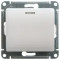 Выключатель 1-клавишный с подсветкой Schneider Electric Glossa, сх.1а, 10AX, Перламутр(комплект из 7 шт)