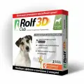 RolfСlub капли от блох и клещей 3D капли для собак 4-10 кг для собак от 10 до 4 кг 3 шт. в уп., 1 уп.