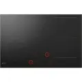 Индукционная варочная панель Asko HID824GC, цвет черный, рамка из нержавеющей стали, зона Bridge