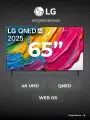 Телевизор LG 65QNED80A6A 65 4K UHD IPS 60Hz QNED Smart TV webOS HDR10+ Bluetooth Wi-Fi черный