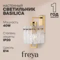 Настенный светильник бра Freya Basilica FR5166WL-01BS, E14, IP20