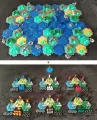 3D Гексы для настольной игры Колонизаторы (Catan) 5-6 игроков с дополнениями Мореходы и Города и рыцари