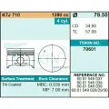 Поршень Без Колец Renault K7j710 D79.5+0.5 Teikin TEIKIN арт. 70601050