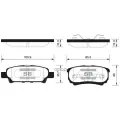 SANGSIN BRAKE SP2111 Колодки тормозные задние Sangsin SP-2111