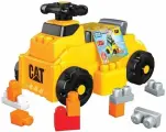 Конструктор Mega Bloks - Самоходный толкатель CAT + 11 элементов - Мега Блокс HDJ29