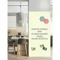 Самоклеящаяся магнитно-меловая доска UNIWALL 120 х 200 см, айвори