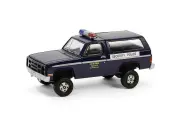 Модель коллекционная Chevrolet M1009 cucv us air force security police 1984 dark blue (длина модели 6-10 см)
