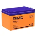 Аккумуляторная батарея Delta HR 12-12 (12V, 12Ah), зажим Faston, оранжевый