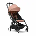 Stokke Yoyo 3 Прогулочная коляска легкая для путешествий в ручную кладь Black/Ginger