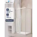 Душевой уголок 120x90 см RGW PA-245, высота 190 см, профиль хром, 410824592-11
