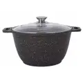 Кастрюля кукмор кмк32а 3,0л, кофейный мрамор