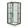 Душевая кабина Loranto 98х98х204 левосторонняя с низким поддоном CS-3008TM/W-100L