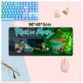 Коврик для мыши в стиле Рик и Морти, №01 90x40x0.3см