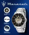 Наручные часы Maserati, серебряный, черный