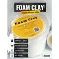 Глина Foam Clay самозатвердевающая / белый цвет, 1000 мл / для косплея, лепки