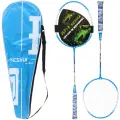 Ракетка бадминтонная 'KESIKA K-510', металлическая 65см, с чехлом голубым