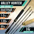 Спиннинг для рыбалки Hearty Rise VALLEY HUNTER VHS-664UL, 1.98м, тест 1-5 гр