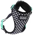 Шлейка для собак DOOG NEOFLEX PONGO, черная в белую крапинку, M, 40-56см (Австралия)
