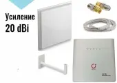 Готовый комплект с роутером Olax ax9pro для усиления мобильного 3G 4G LTE интернета на даче, за городом с усилителем Antex Agata mimo f 20dBi