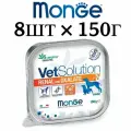 Влажный корм Monge VetSolution Dog Renal Oxalate для собак с почечной недостаточностью (8шт по 150г)