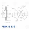 FRONTECH A0004212712 - тормозной передний диск для Mercedes-Benz