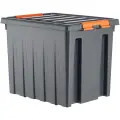 Особопрочный контейнер HONEYCOMB серии PRO 50 л, с крышкой, серый M-050-00.76new