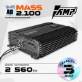 Усилитель AMP MASS 2.100, 140Вт (4Ом), Bass Boost, мостовой режим, черный