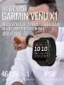 Умные часы Garmin Venu X1 , Black with Slate Titanium Caseback and BLACK Comfortfit Nylon Band, Артикул: 010-02980-02