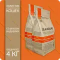 Набор: Сухой корм Grandorf: индейка для стерилизованных кошек, 4 кг (2 кг + 2 кг)