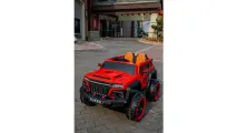 Электромобиль JIAJIA Jeep, с пультом ДУ, красный, 12 V, 10 000 mAh, до 40кг