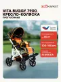 Кресло-коляска инвалидное Vita Buggy 7900 для детей с ДЦП (29-36см, пневмоколеса) складное, прогулочное, вес 21 кг, нагрузка до 45 кг