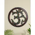 Панно резное «ОМ Цветное», 30×30×0.6 см