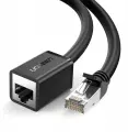 Удлинитель UGREEN NW112 (11279) Cat 6 F/UTP Ethernet RJ45 Extension Male/Female Patch Cords. Длина 1 м. Цвет: черный