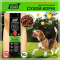 Корм для собак всех пород BUDDY DINNER Green Line, гипоаллергенный, полнорационный,100% натуральный состав, с говядиной, 10 кг