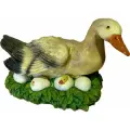Садовая фигурка для сада и дачи Утка в гнезде H-26см, L-44см