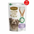 Деревенские лакомства Чистим зубы для собак крупных пород Твистер с уткой 10х100 г