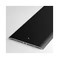 Порог напольный стыкоперекрывающий одноуровневый 100х5 мм, длина 1,35 м, профиль-порожек алюминиевый Лука ПС 05, окрас черный 015