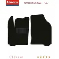 Коврики в салон текстильные Allmone Классик для Omoda S5 1 2023 - Н. В, черные, 2шт. / Омода