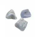 Камень Голубой агат (Сапфирин) Малави XXL, 3 шт. , натуральный минерал в коллекцию.