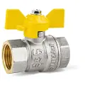Кран шаровый  LD Pride 47..В-В.Б GAS муфтовый (ВР/ВР), латунь,     4.3 см Ду 25 (1) муфтовый (ВР/ВР)