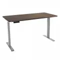 Стол с регулировкой высоты электрический LuxAlto LA-T33-2AR2 серый/дуб коричневый ЛДСП 140*70*2.5