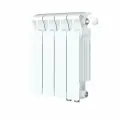 Радиатор отопления RIFAR Monolit Ventil биметаллический, 350 х 4 секции, нижнее подключение правое, цвет Белый